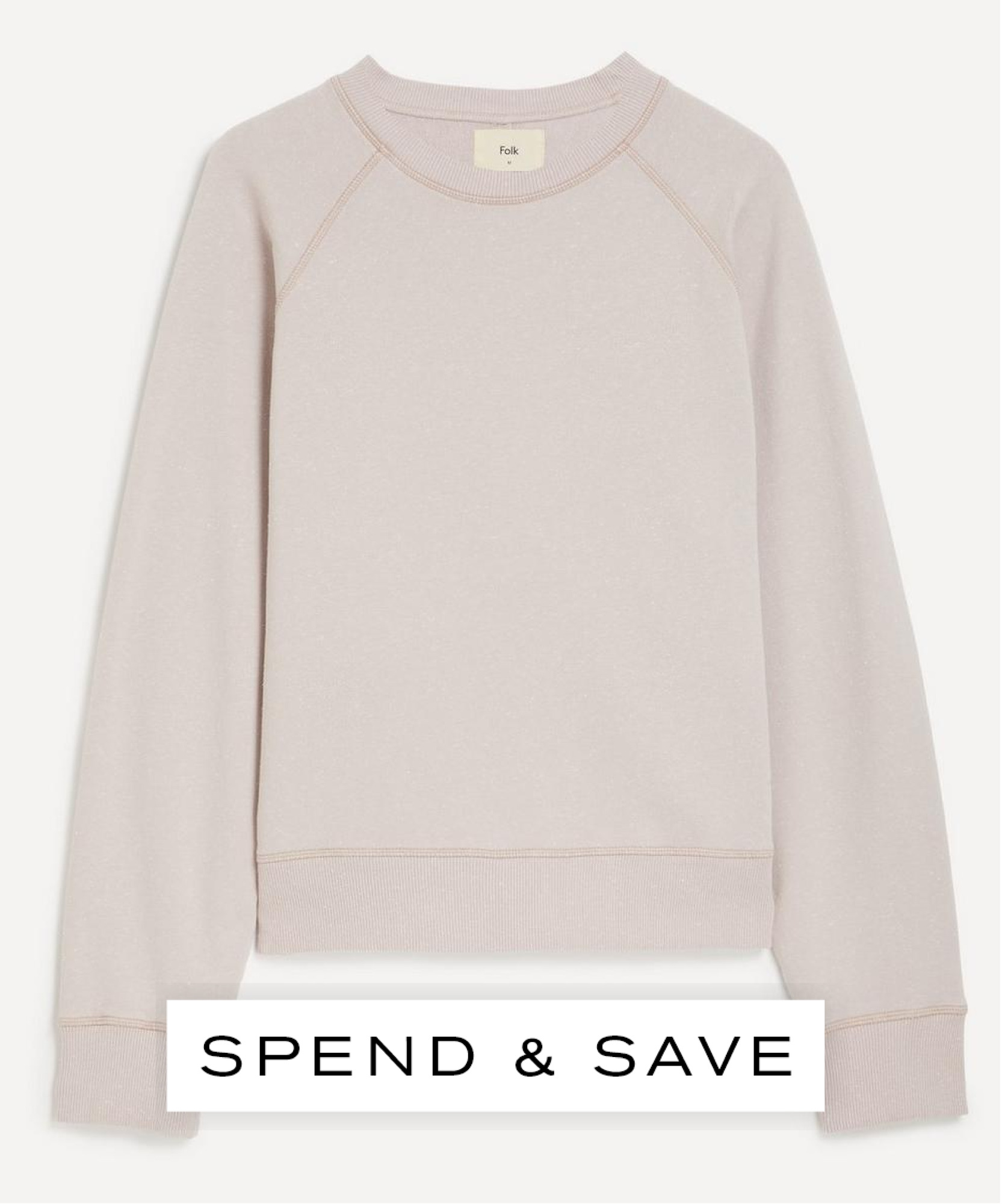 Folk Mens Engineered Raglan Sweatshirt