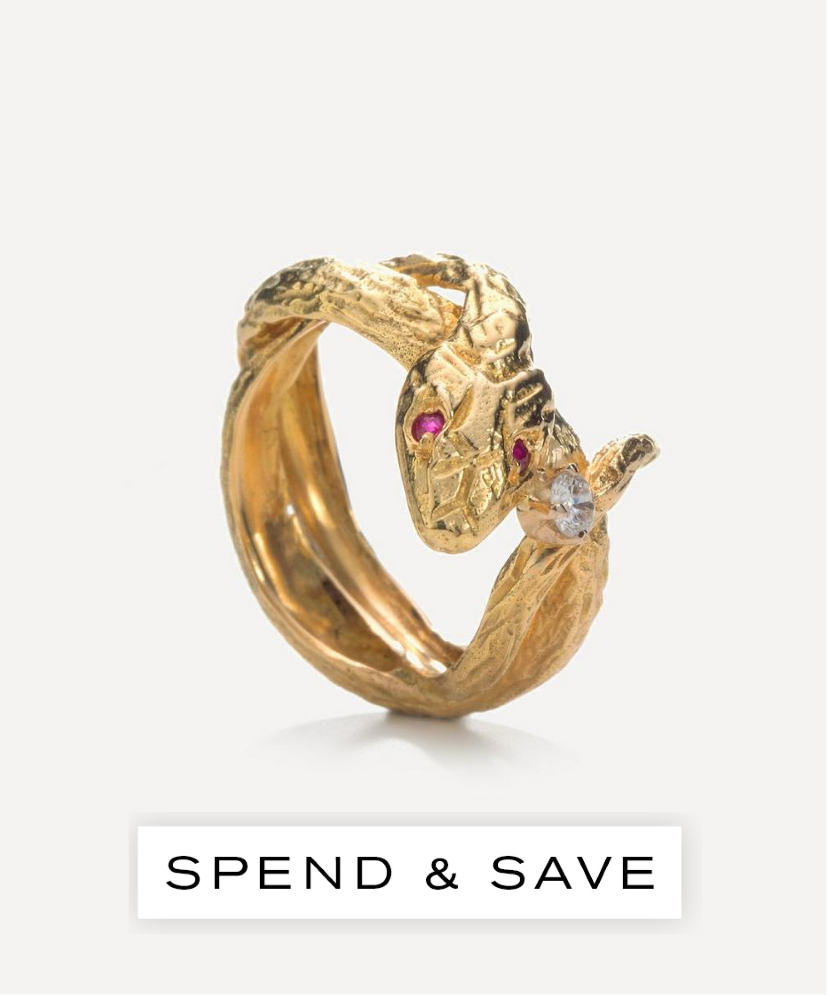 ATELIER VM ATELIER VM 9CT GOLD ANGELO RING