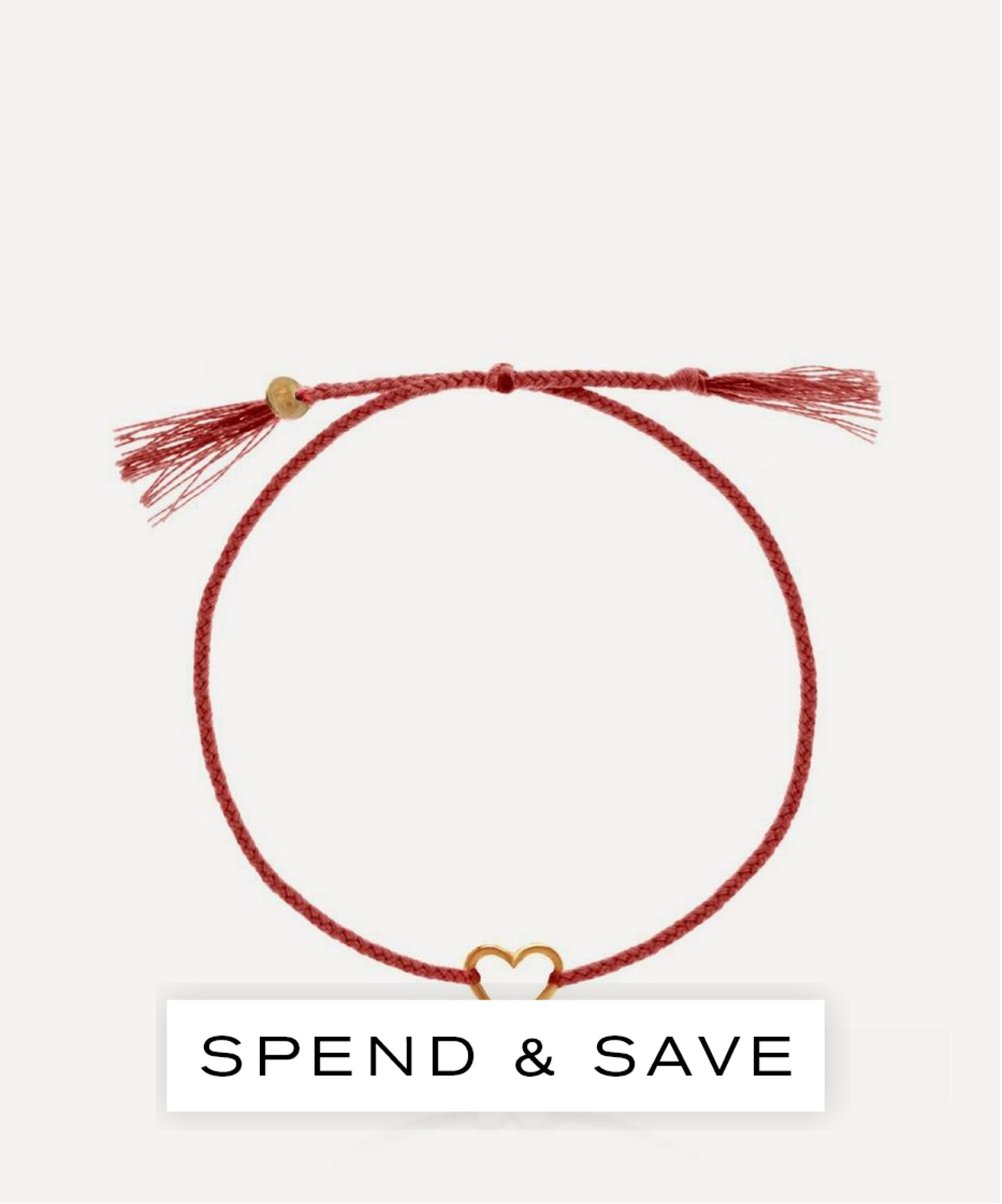 Atelier Vm 9ct Gold Per Far Felicit Cotton Bracelet