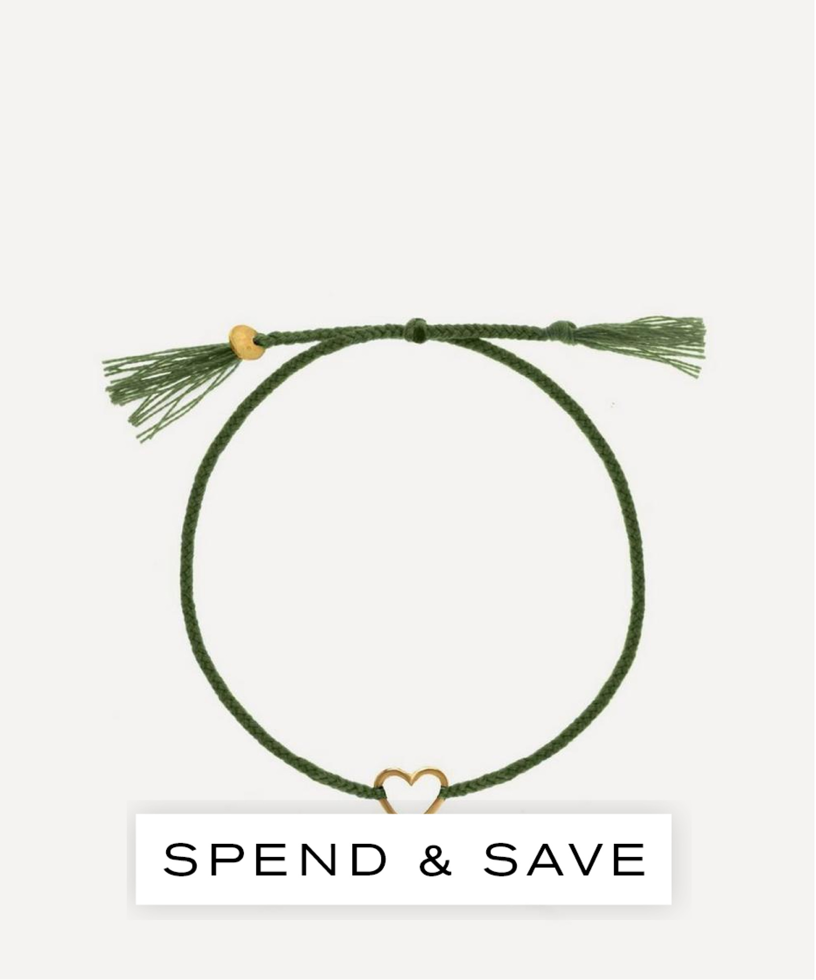 Atelier Vm 9ct Gold Per Far Felicit Cotton Bracelet