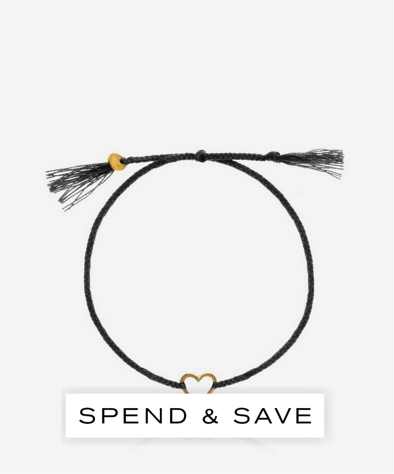 Atelier Vm 9ct Gold Per Far Felicit Cotton Bracelet