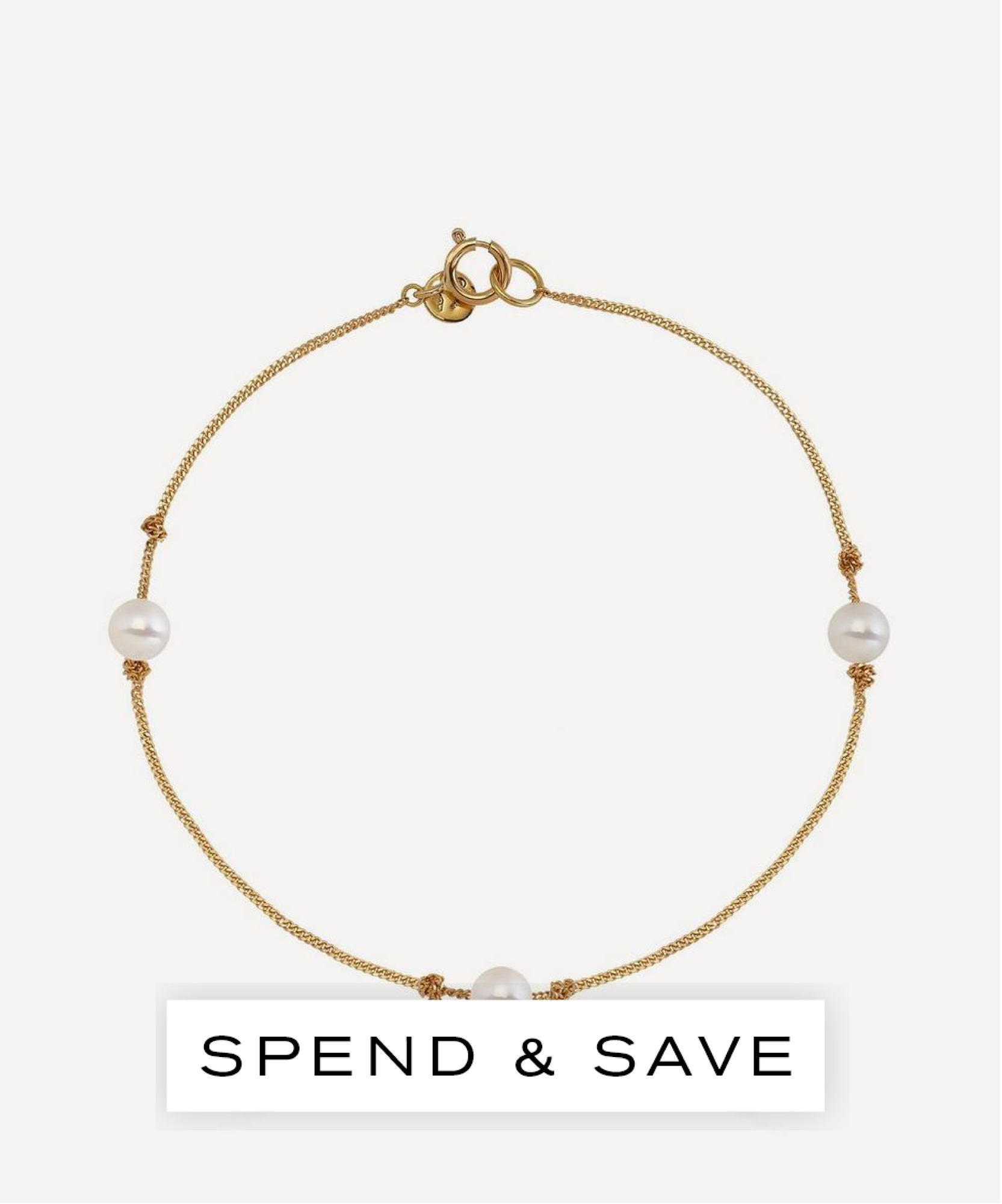 Atelier Vm 18ct Gold Weekend Pearl Bracelet