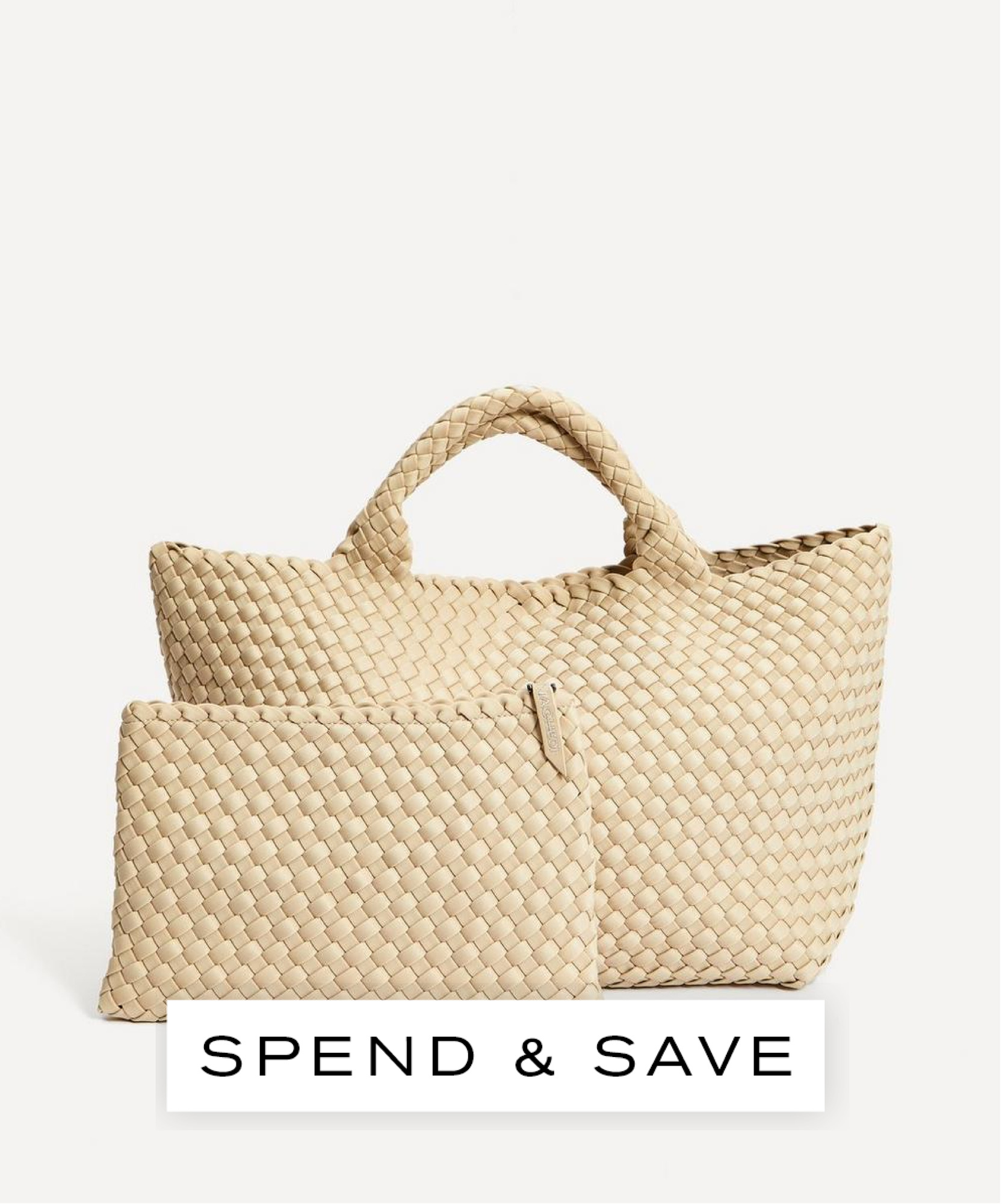 Naghedi Women's St Barths Medium Woven Tote Bag