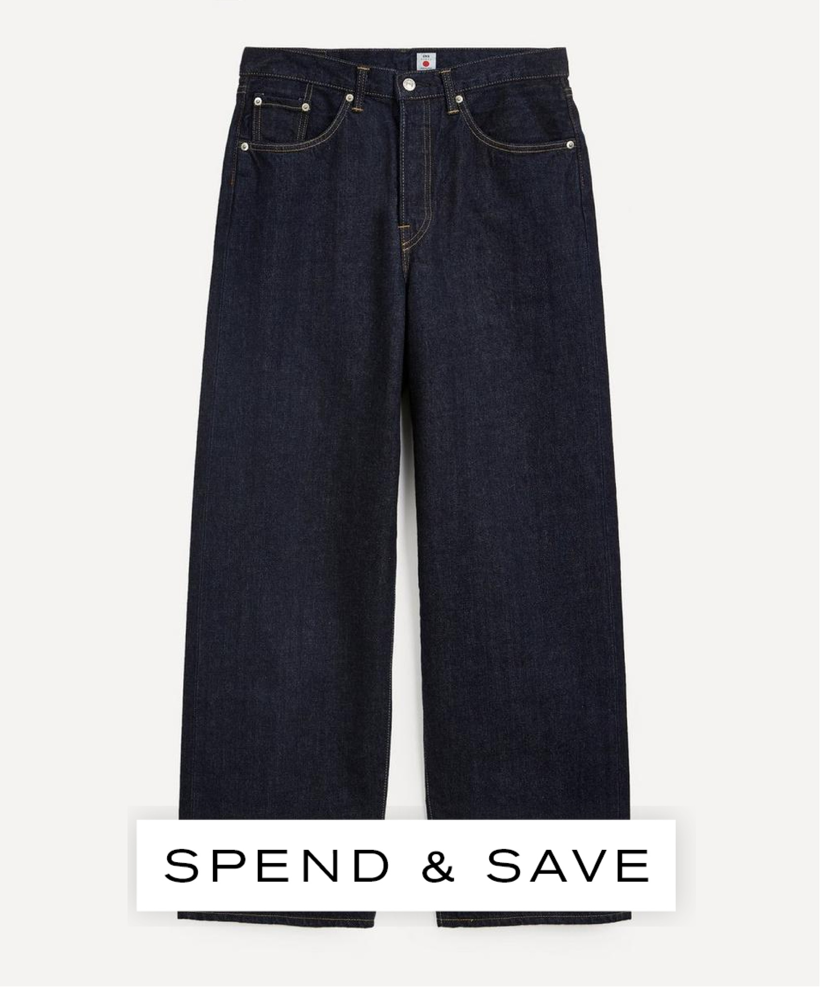 Edwin Mens Wide Trouser Selvage Jeans