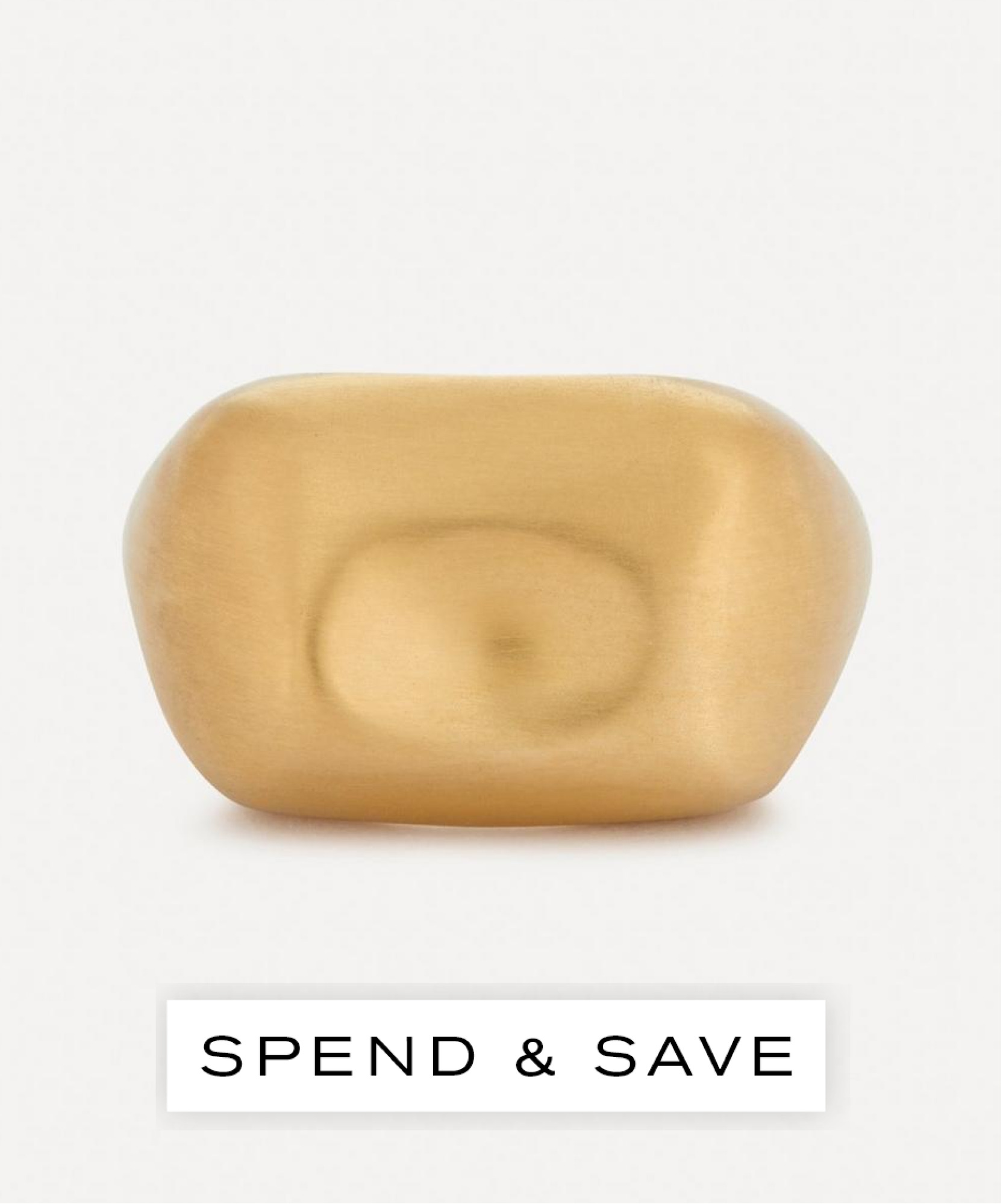 Nada Ghazal 18ct Gold Baby Malak Original Rectangle Ring