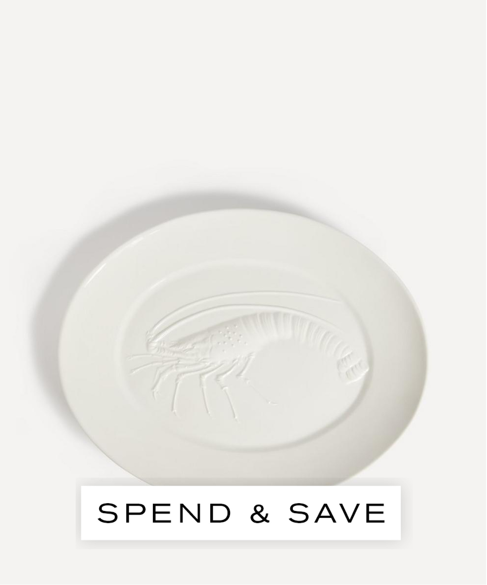 Ceramiche Elios Ceramic Shrimp Platter