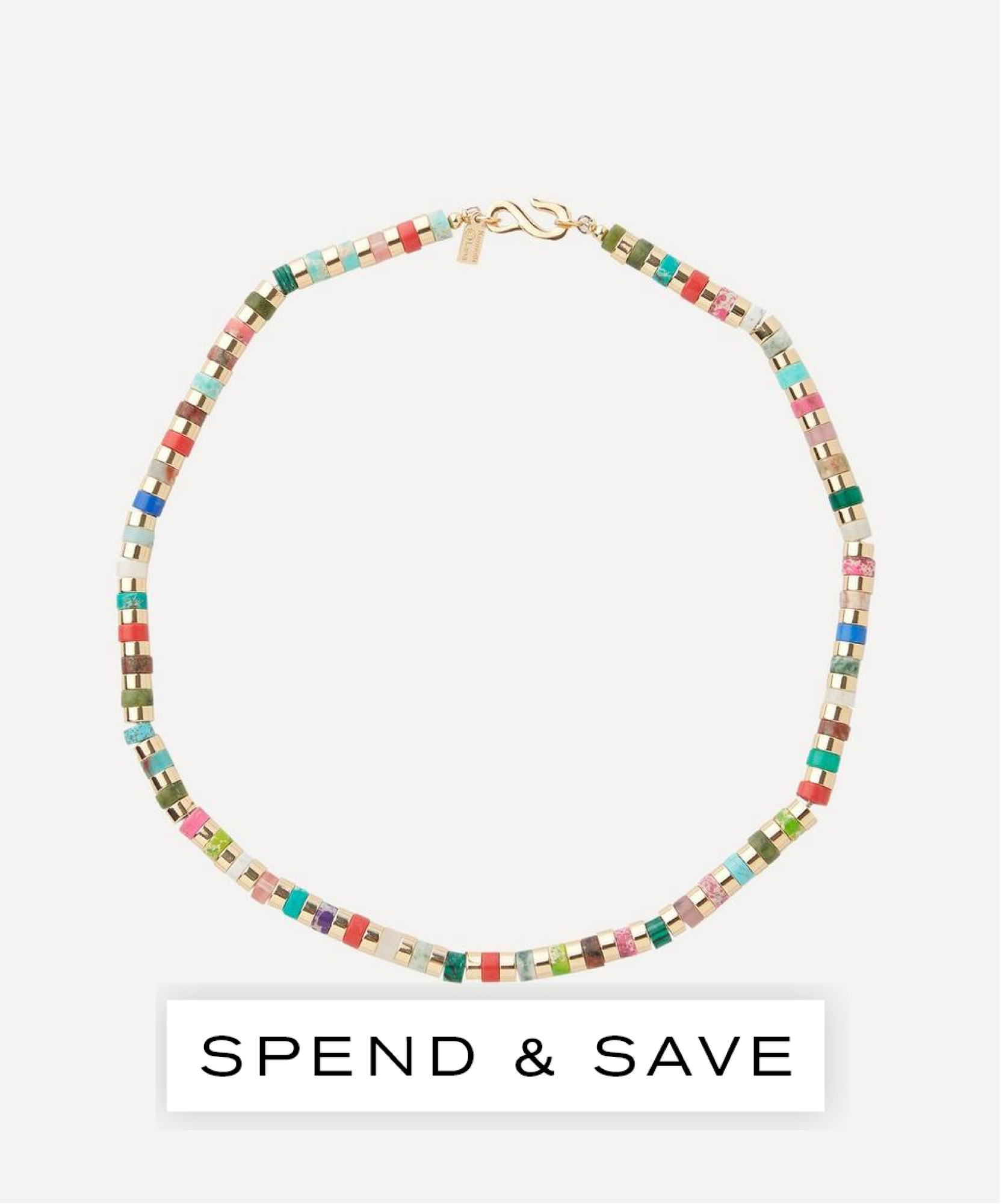 Kenneth Jay Lane Gold-plated Gemstone Beaded Necklace
