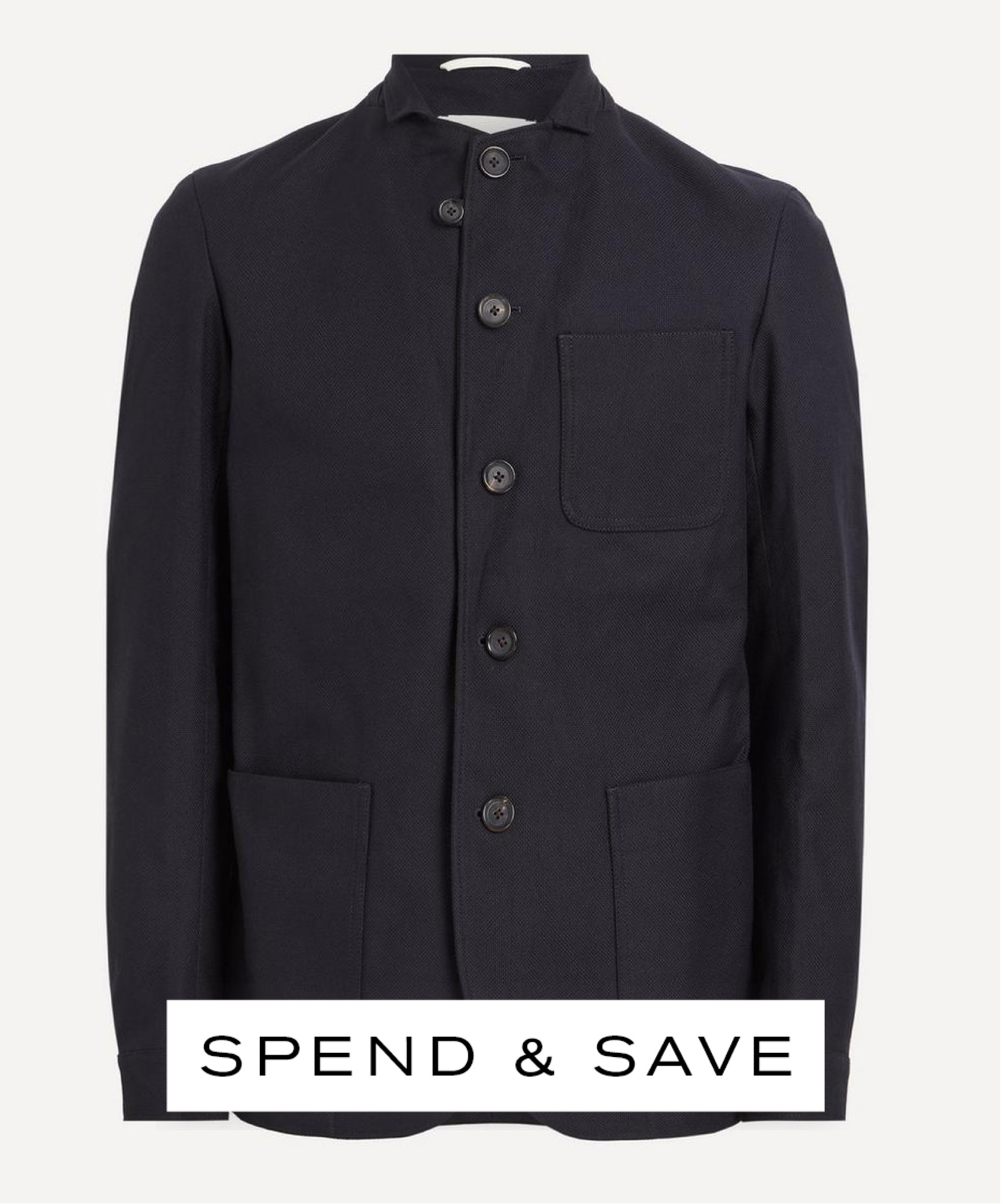 Oliver Spencer Mens Pearce Navy Solms Jacket