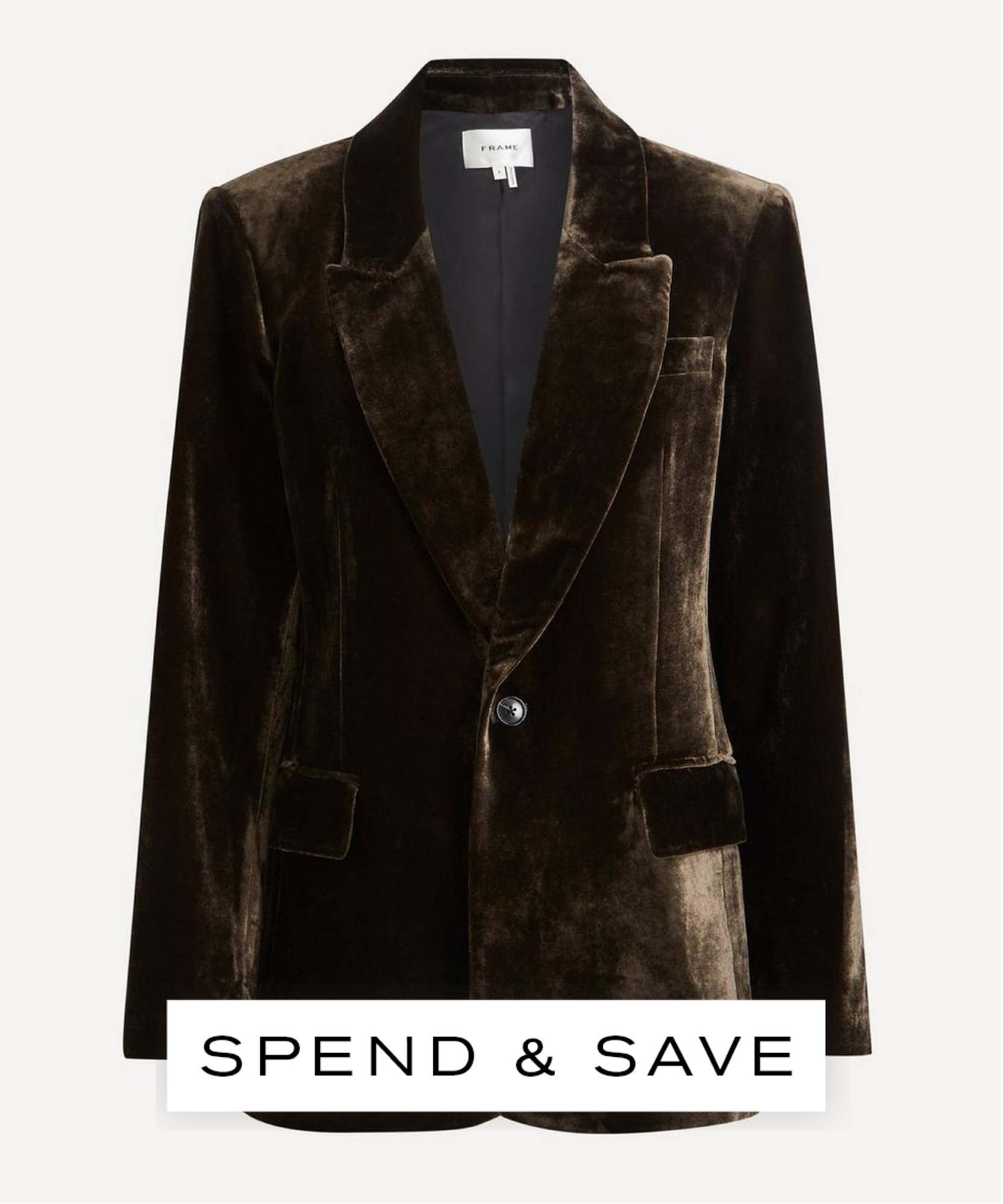 Frame Women's Slim Velvet Blazer