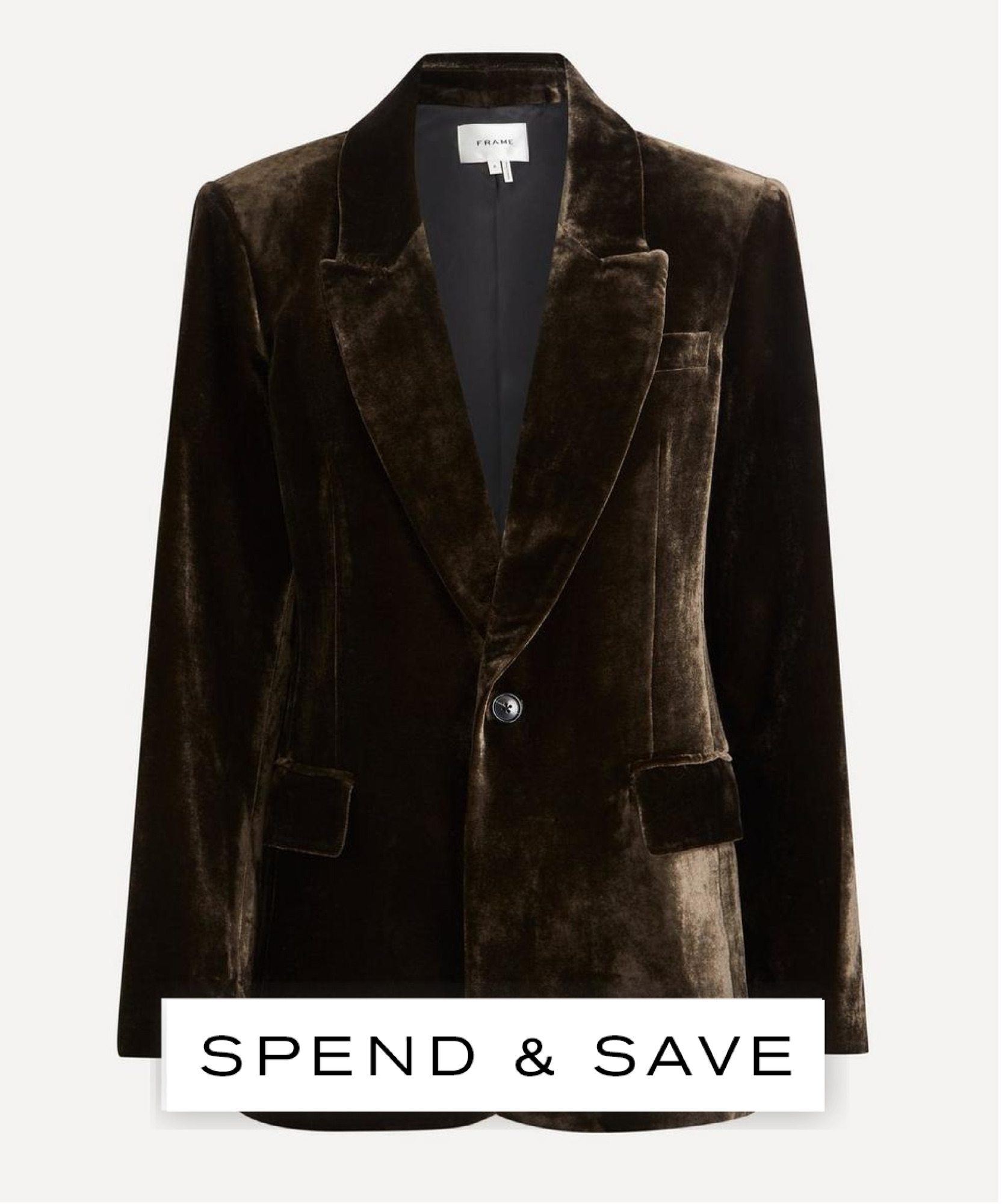 Frame Women's Slim Velvet Blazer