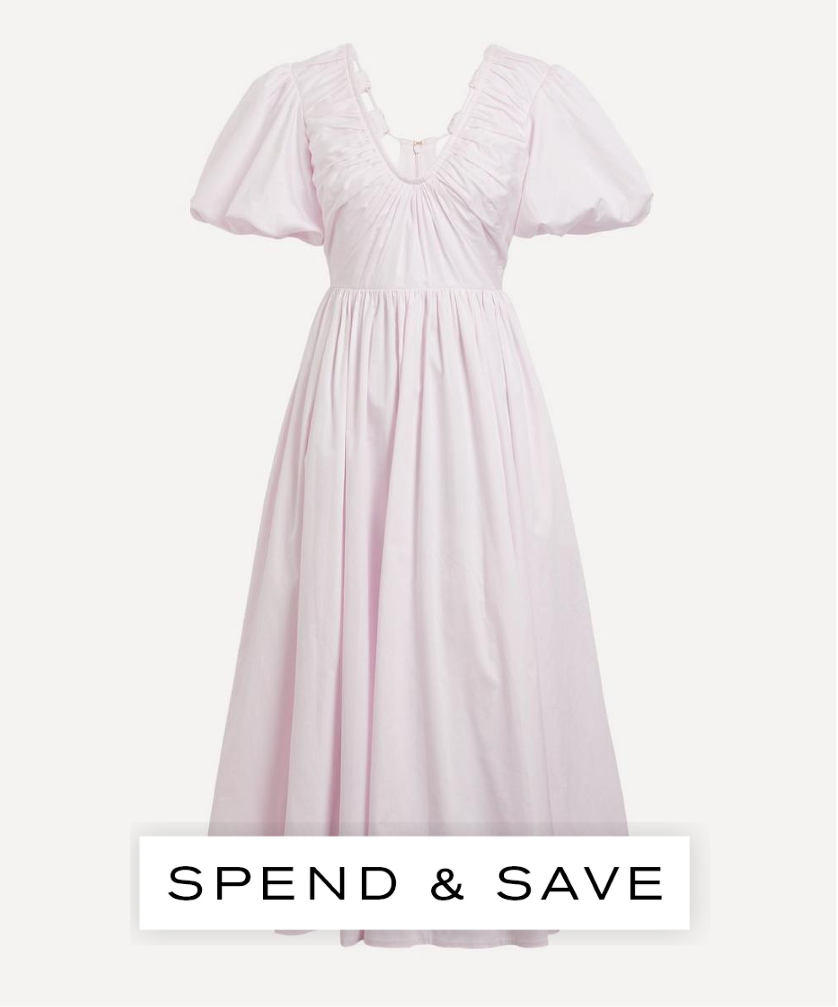 Aje Women's Esmerie Cotton Midi Dress