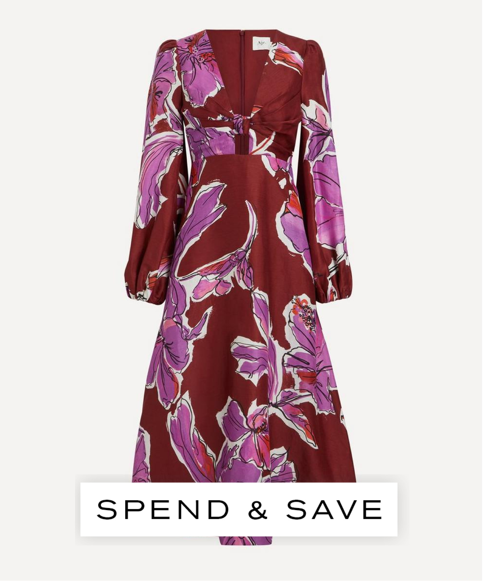 Aje Women's Inflorescence Midi Dress