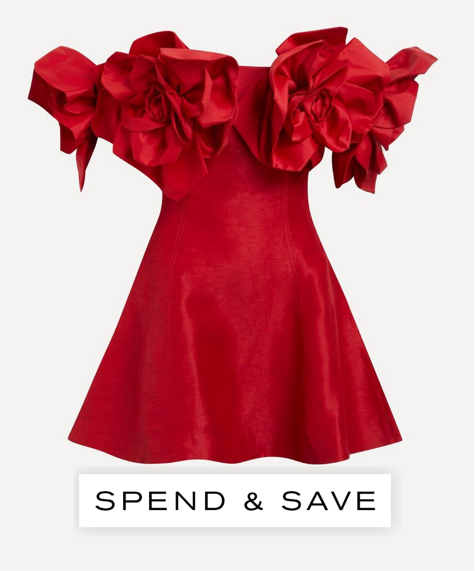 Aje Women's Scarlett Red Etta Mini Dress