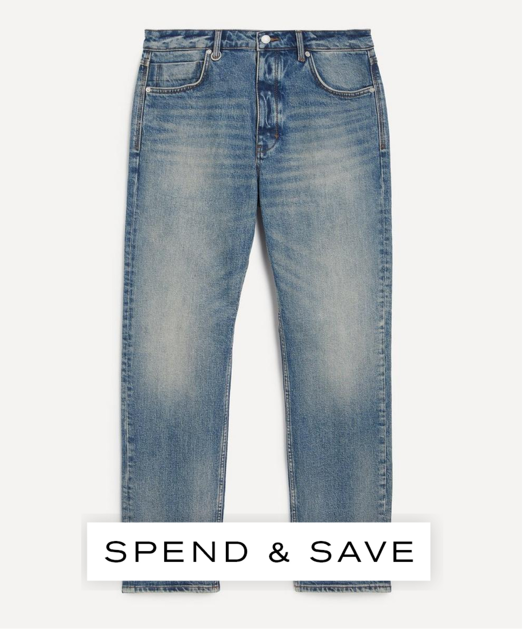 Neuw Mens Ray Straight Jeans In Reflection