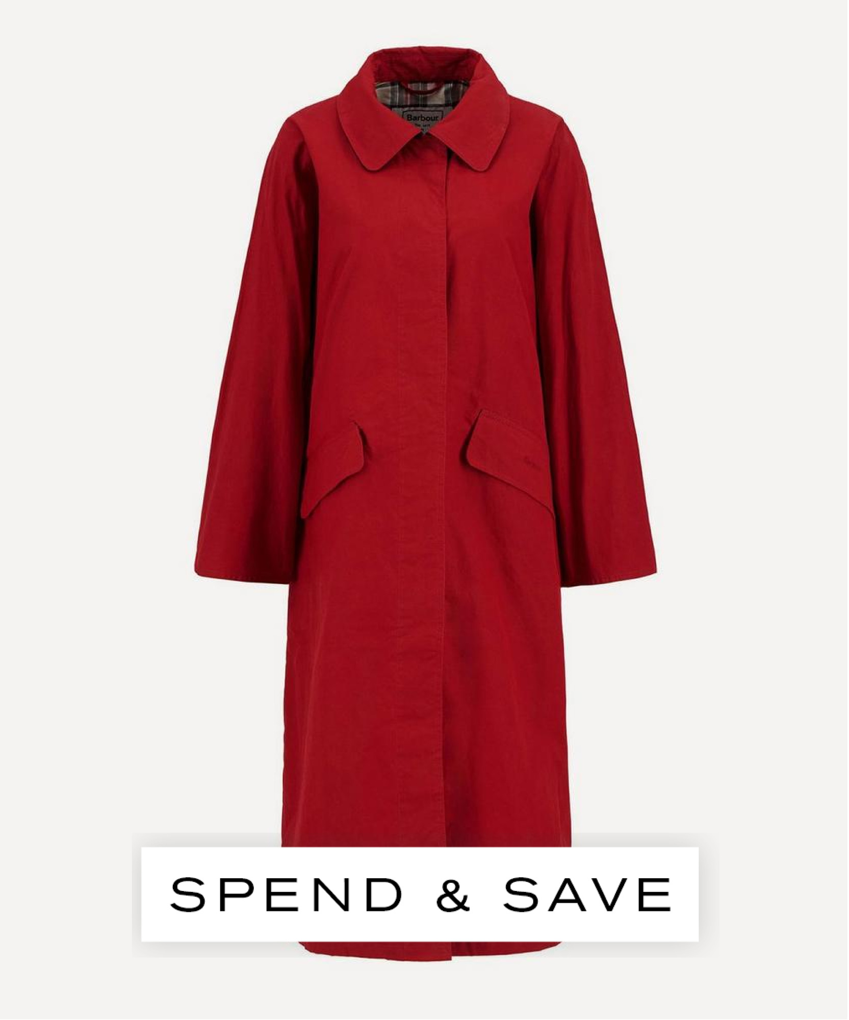 Barbour The Edit By Alexa Lizzy Showerproof Car Coat
