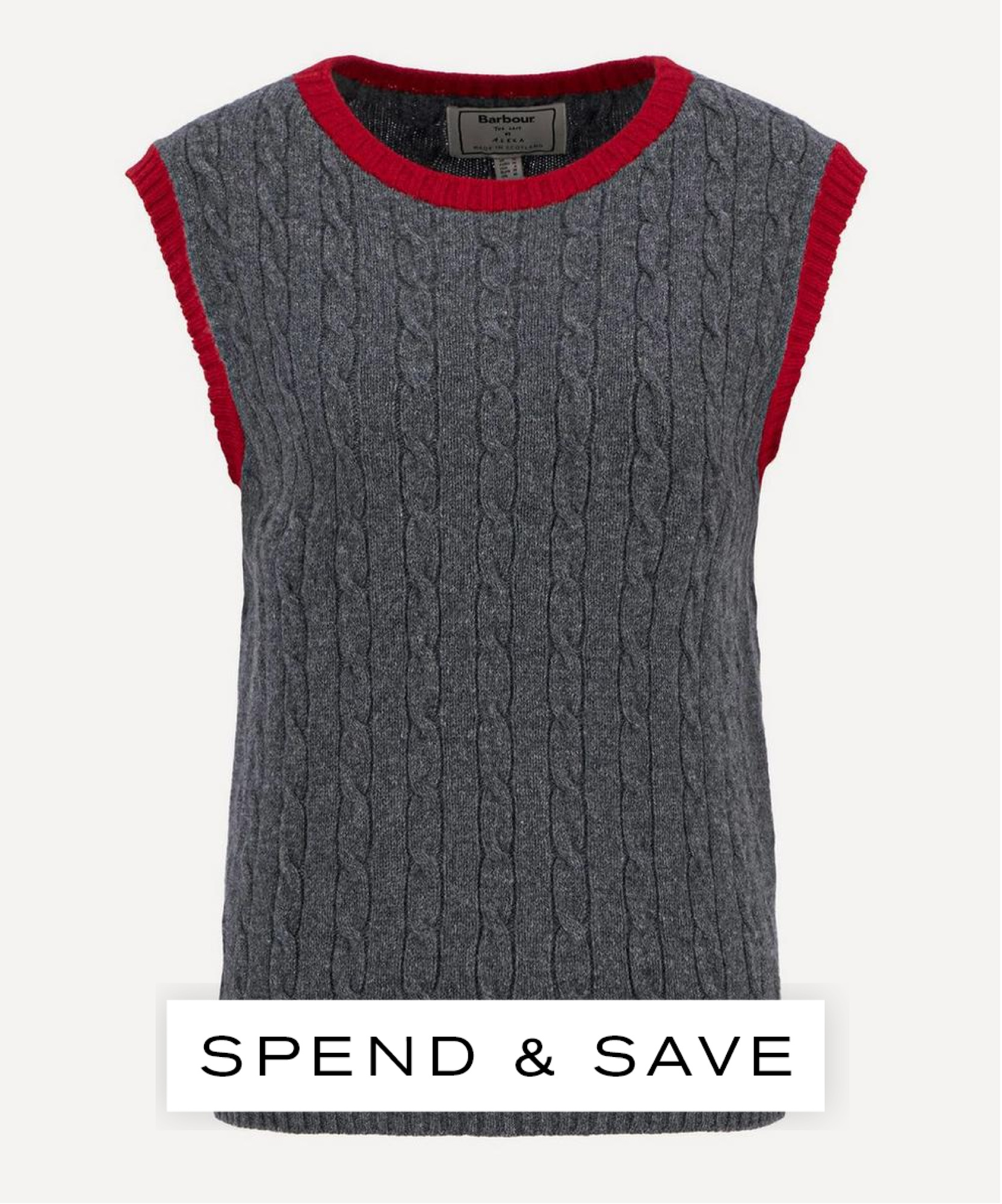 Barbour The Edit By Alexa Sammie Jumper Waistcoat