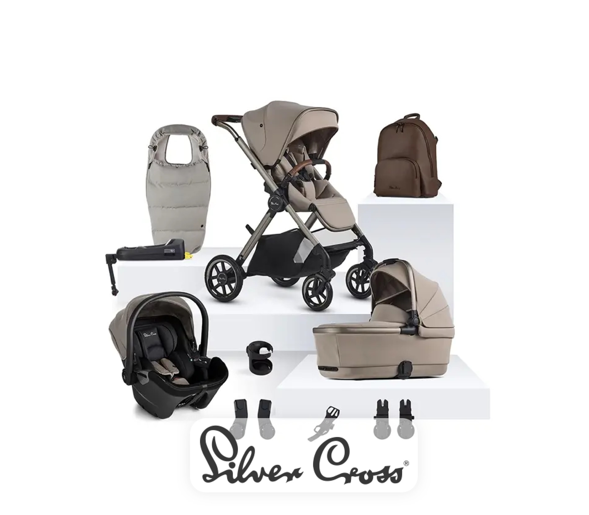 View Reef 2 SPECIAL EDITION Frappe Travel System Ultimate 360 Iconic Black Infant Carrier Bundle 11 piece information