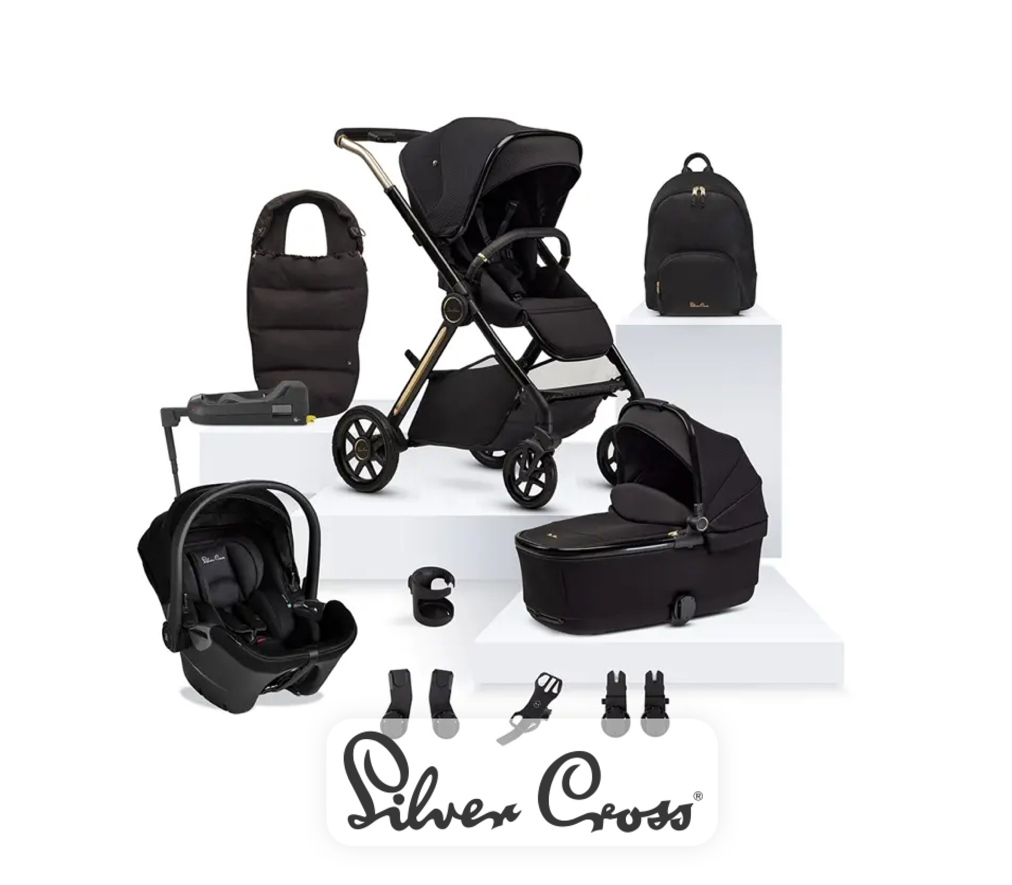 View Reef 2 SPECIAL EDITION Espresso Travel System Ultimate 360 Natural Taupe Infant Carrier Bundle 11 piece information
