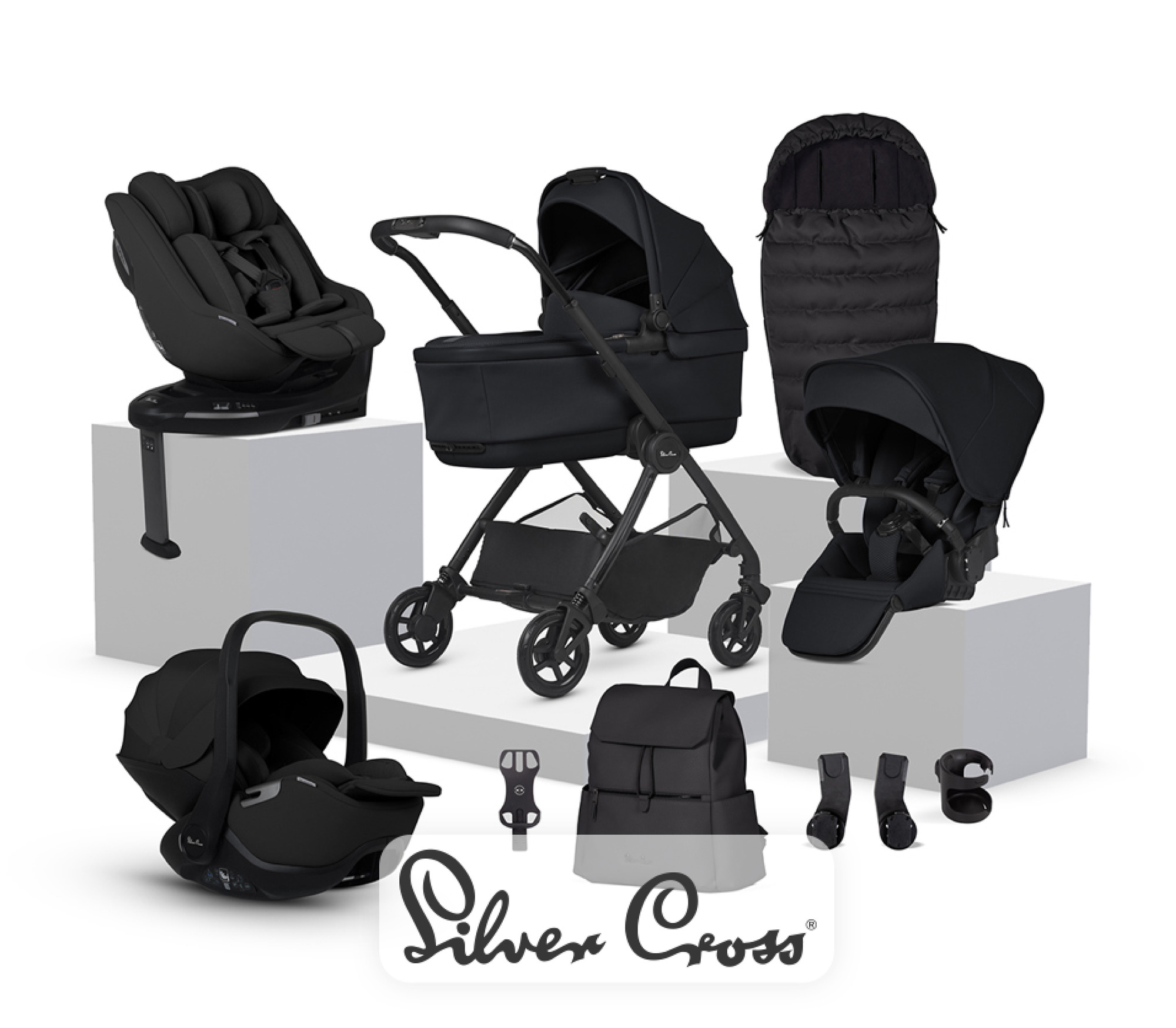 View Dune 2 Space Travel System Ultimate 360 Family Car Seat Bundle 12 piece information